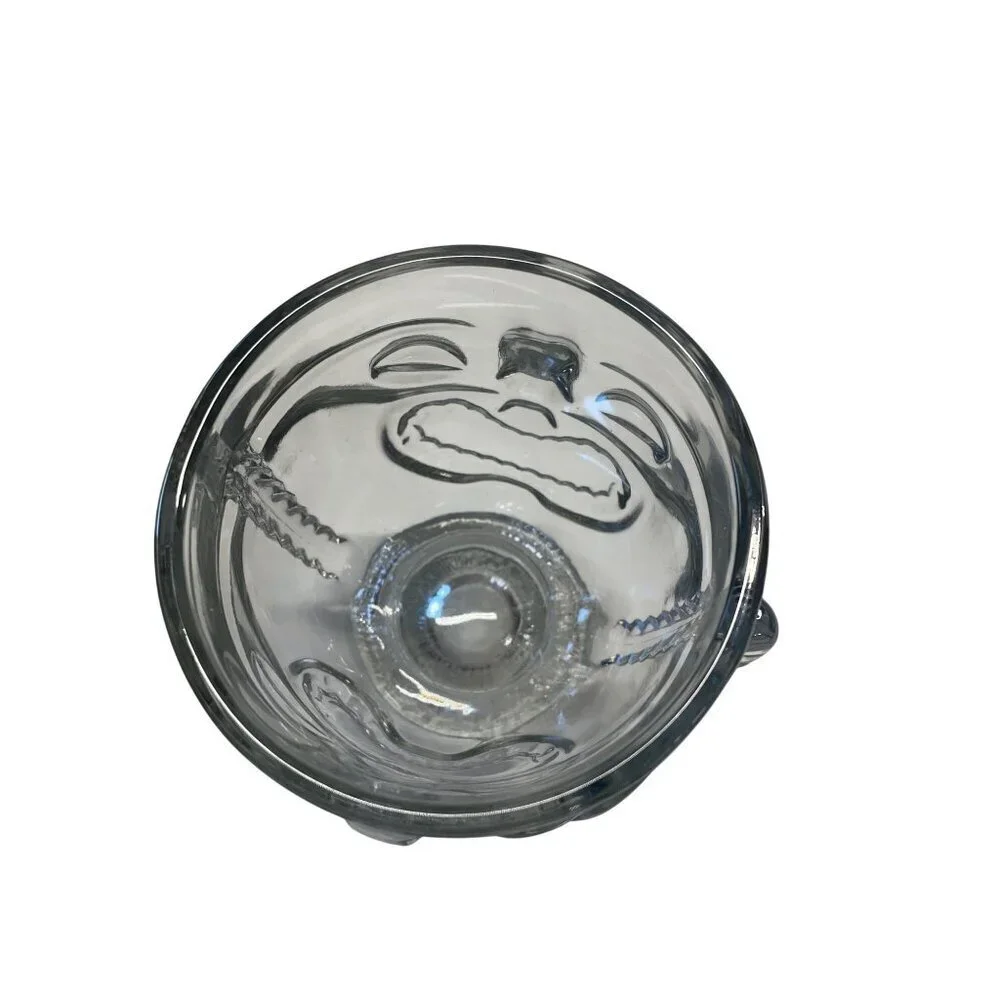 Walt Disney World Polynesian Resort TIKI‎ Head Clear Glass Cup Tumbler Bar Mug